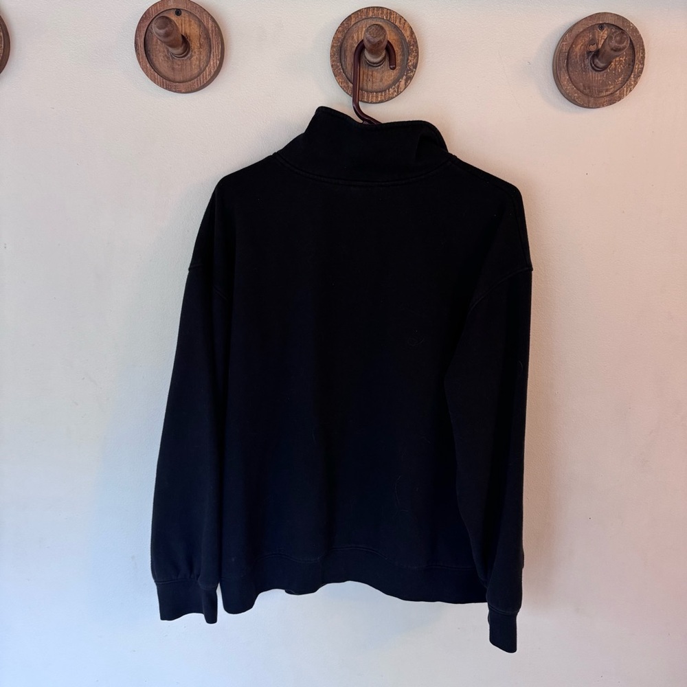 Universal Thread Black Quarter Zip Sweatshirt Siz… - image 5